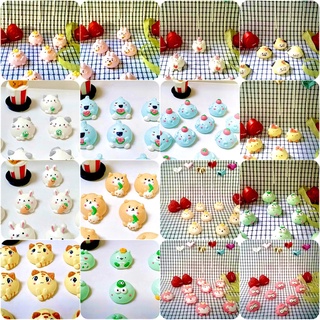Meringue Cookie (Kẹo bông đường mix hình thú)