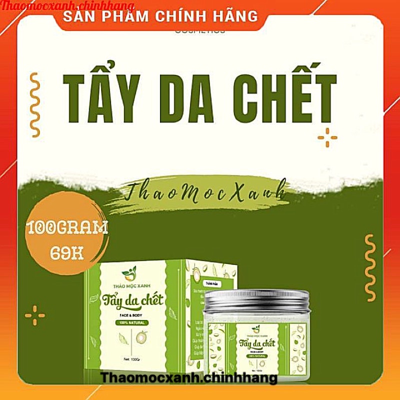 TẨY DA CHẾT THẢO MỘC XANH 100gram