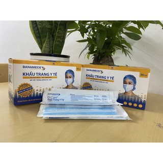 Khẩu trang y tế tiệt trùng DANAMECO ( Bọc 1 túi 1 cái kháng khuẩn)