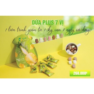  Kẹo Dứa giảm cân nhanh an toàn cấp tốc giảm béo hiệu quả detox VIC organic không phải là thuốc giảm cân 