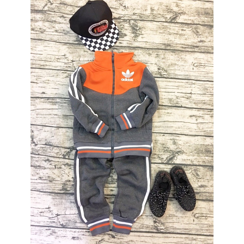 Bộ nỉ xuất khẩu Adidas bé trai 2-8y