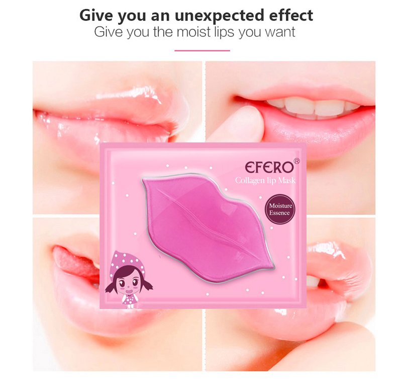 EFERO Collagen Mặt nạ môi Dưỡng ẩm Tẩy tế bào chết Môi | BigBuy360 - bigbuy360.vn