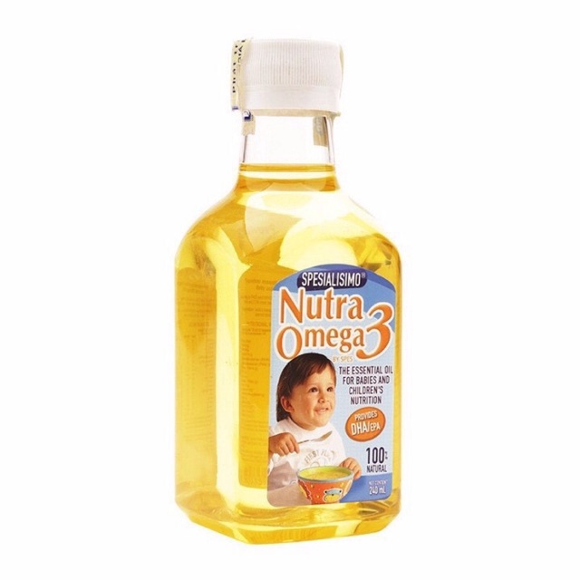 Dầu cá hồi Nutra cho bé ăn dặm 240ml (date 11/2/2023)