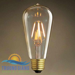 Bóng led edison st64 - 4w - đui e27 - ánh sáng