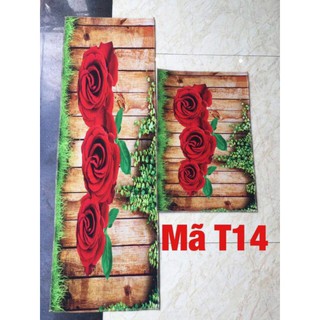 Bộ 2 thảm trải nhà bếp ( kt: 120*40 , 60*40)