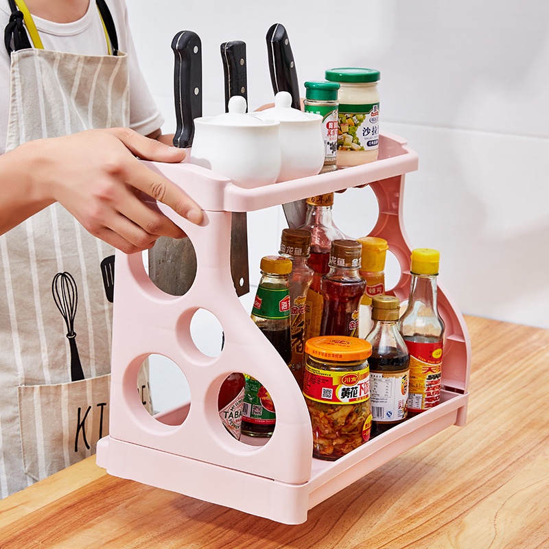 Kệ 4 lỗ để gia vị, để đồ đa năng cao cấp