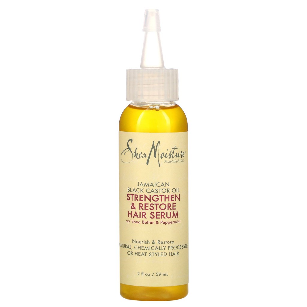 SERUM DƯỠNG TÓC SHEAMOISTURE JAMAICAN BLACK CASTOR OIL STRENGTHEN & RESTORE HAIR SERUM 59ML
