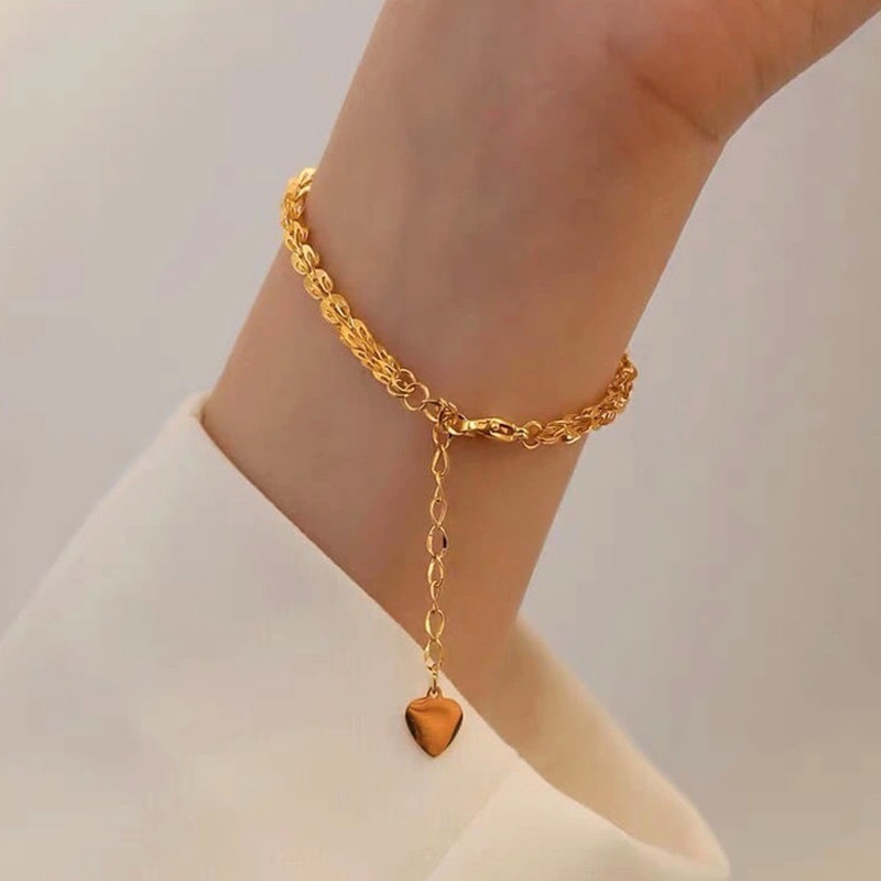 Dây chuyền vàng mạ 18k vòng cổ titan nữ KHÔNG GỈ trang sức titan cao cấp thiết kế thời trang sang trọng mẫu mới 2022