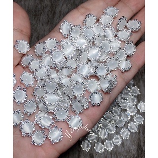 charm nail  mắt mèo để trang trí , làm hoa (1 viên)