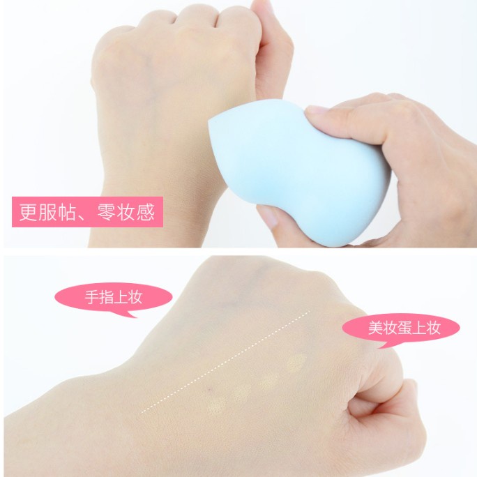 Bông mút tán kem nền hình giọt nước, hồ lô, vát mềm mịn