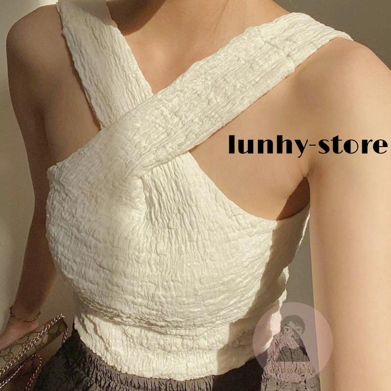Áo 2 Dây Kiểu Nữ Mặc Được 2 Kiểu chất Xốp Hàng Đẹp Co Giãn Cao Cấp