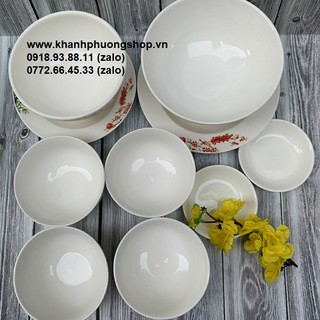 bộ chén tô dĩa sứ - chén tô dĩa sứ