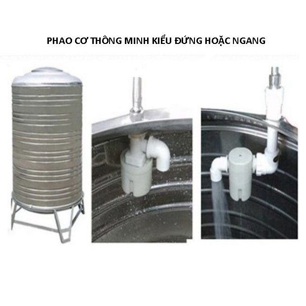Phao cơ thông minh - Phao cơ chống tràn thế hệ mới cỡ ren 21mm , phao đứng
