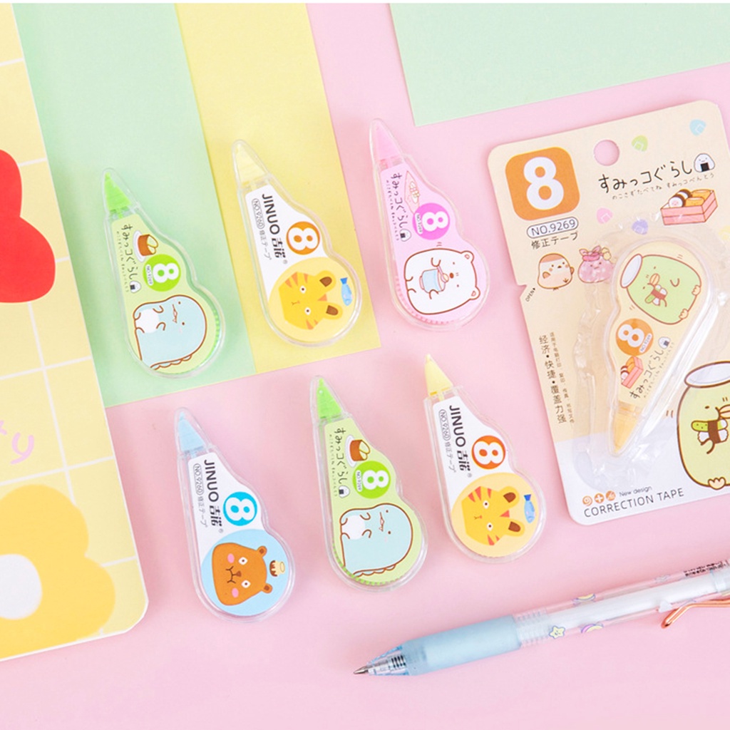 Bút Xóa Kéo 5Mm X 8 m Họa Tiết Hoạt Hình Dễ Thương