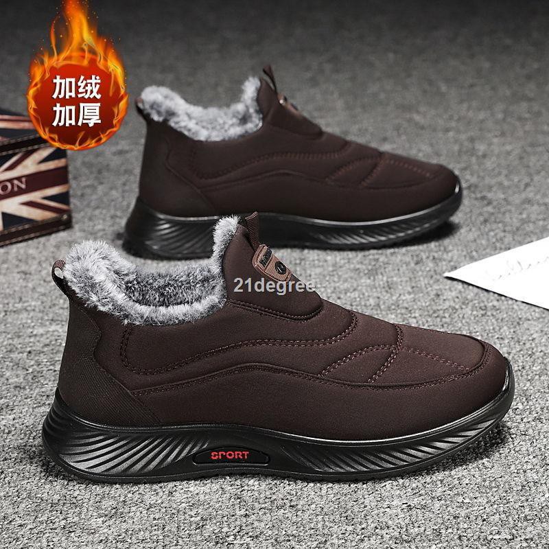 Hamper☃Giày Boots martin lót nhung giữ ấm thời trang mùa đông dành cho nam | BigBuy360 - bigbuy360.vn