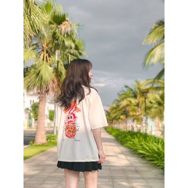 Áo Phông Mỹ Dáng Rộng Chất Mịn Unisex thích hợp cho nữ