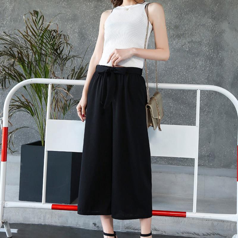 Quần Dài Nữ Ống Rộng Họa Tiết Sọc Thời Trang | BigBuy360 - bigbuy360.vn