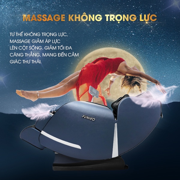 Ghế massage toàn thân Bảo hành 10 năm điều khiển giọng nói Funiko F16 phiên bản độc quyền