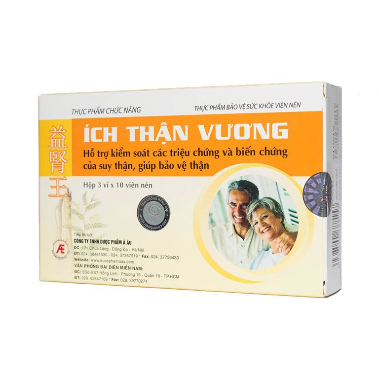 Ích Thận Vương - giúp bảo vệ và giúp tăng cường chức năng thận, làm chậm diễn tiến của suy thận