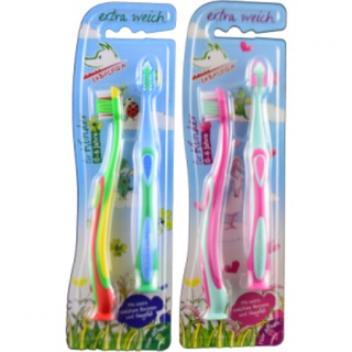 Bàn chải đánh răng Extra Weich cho trẻ từ 0-6 tuổi- Hàng Đức