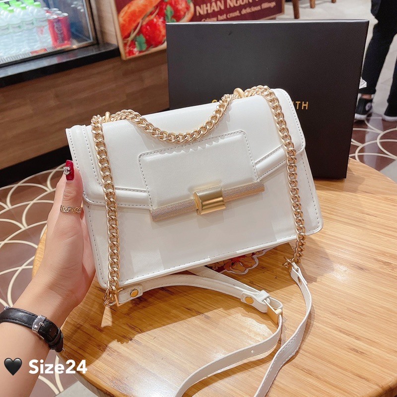 Túi đeo chéo công sở nữ thời trang size to da cao cấp HT900