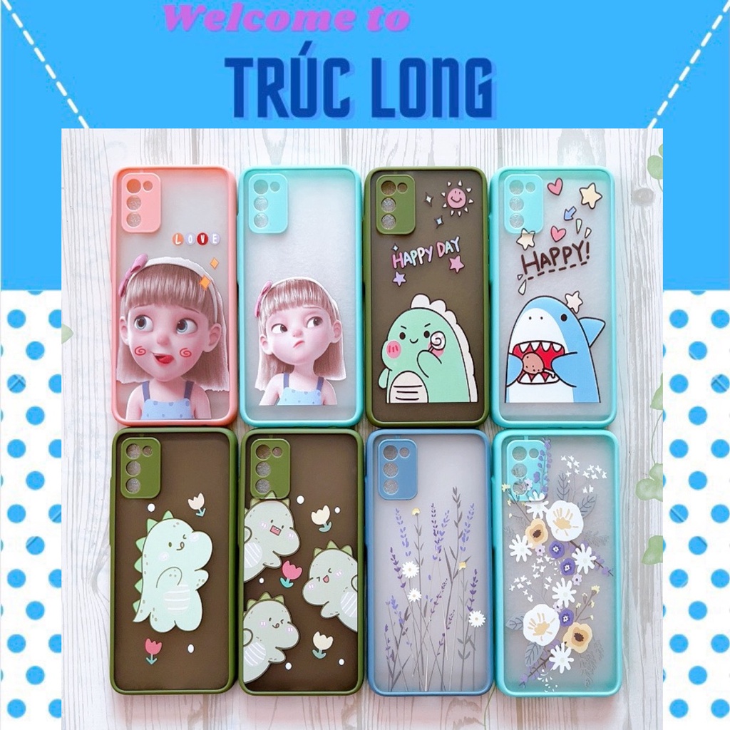 Ốp lưng nhám viền cao su Samsung A02s/SS A03S