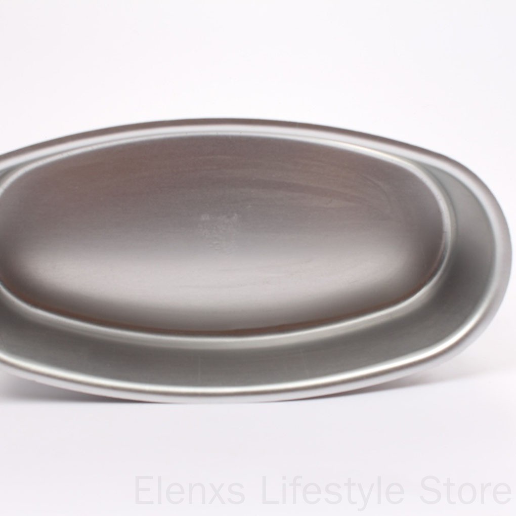 Khuôn Làm Bánh Hình Oval 8 Inch Bằng Hợp Kim Nhôm