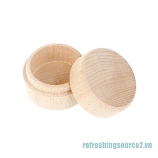 Hộp gỗ tròn đựng trang sức độc đáo