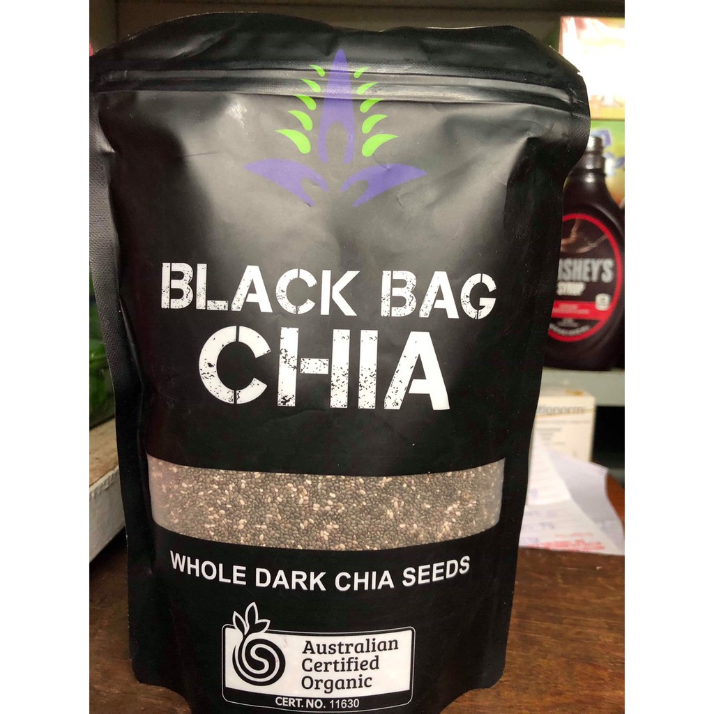 Hạt Chia Đen Úc-Black Bag Chia 500gram | Tổng kho Nguyên liệu giá sỉ