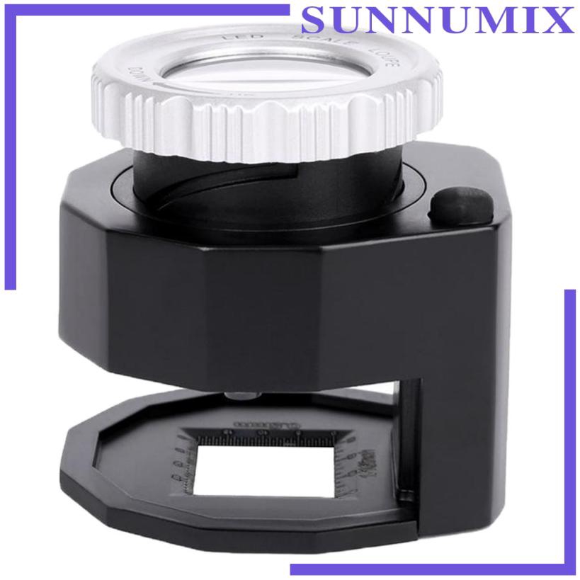 Kính Lúp Phóng Đại 30X Có Đèn LED UV Chuyên Dụng Làm Trang Sức