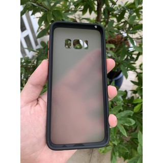 Ốp lưng Samsung S8/ S9/ S10/ S20/ Note8/ Note9/ Note10/Note20 mặt lưng mờ,viền silicone