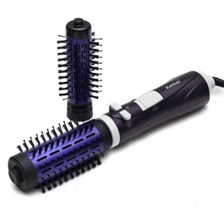 Lược điện sấy kemei xoay 360 độ