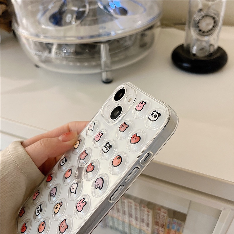 Ốp lưng iphone Ốp Điện Thoại Trong Suốt Hình Bong Bóng Cho iphone13 12Promax 6/6splus/7/7plus/8/8plus/x/xr/xs/11/12/13/pro/max/plus/promax Dinuo case