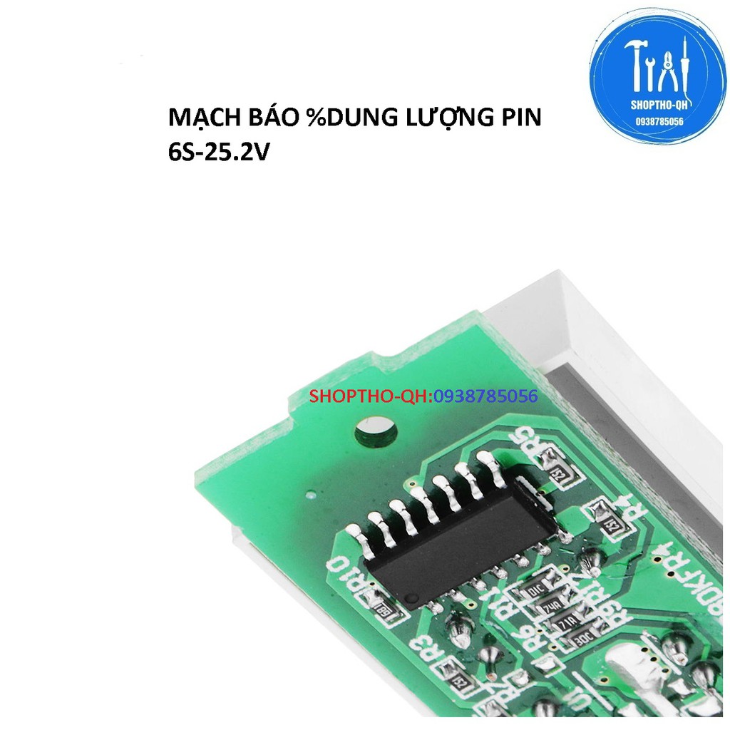 Mạch Báo Dung Lượng Pin 6S-25,2V
