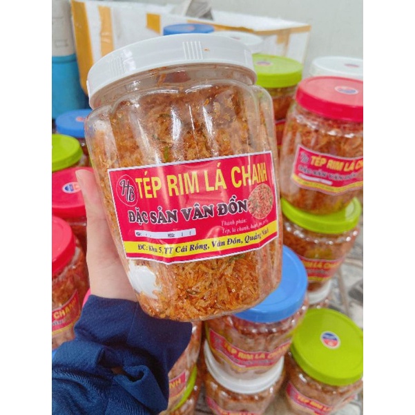 Tép rim lá chanh Vân Đồn.