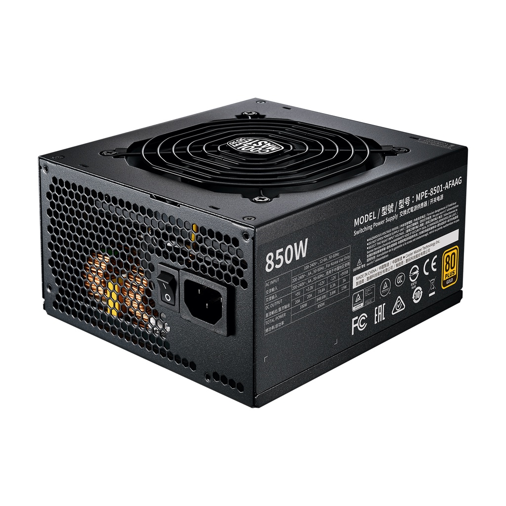 Nguồn máy tính Cooler Master MWE GOLD 850 - V2 Fully modular