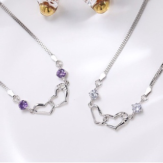 Combo 2 lắc tay bạc đính đá trẻ trung