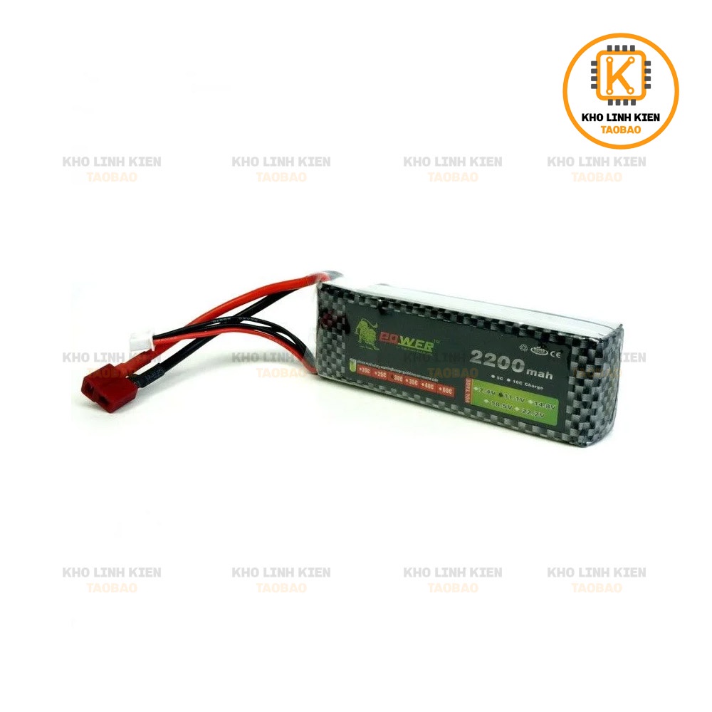 Pin Lipo 11.1V 2200mAH 30C