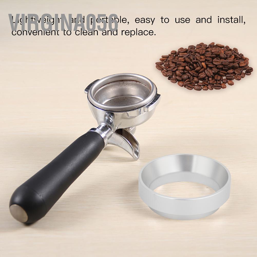 Virgina056 58mm Aluminum Universal Coffee Dosing Ring Funnel Replacement Maker Accessory