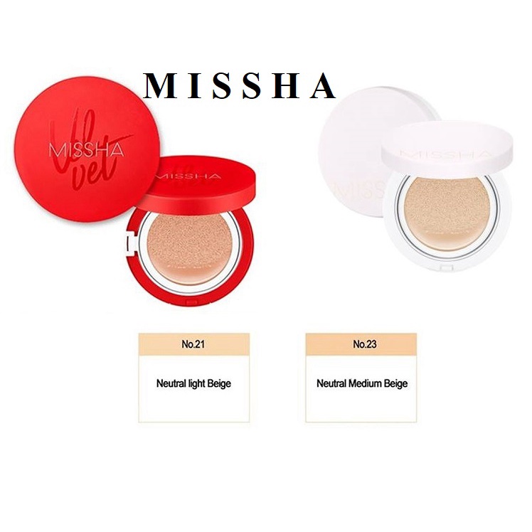 Phấn nước Missha M Magic Cushion SPF 50+ PA+++ (đầy đủ tông màu)