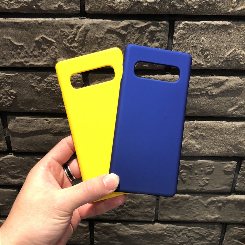 Ốp Điện Thoại Cứng Trong Suốt Siêu Mỏng Sang Trọng Cho Samsung Galaxy S10 S9 S8 Plus 5G