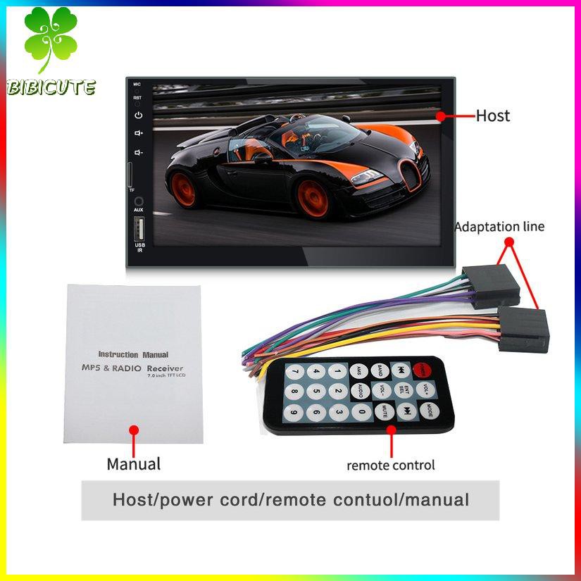 Máy Nghe Nhạc Mp5 Mp3 Mp4 Màn Hình 7 Inch Chất Lượng Cao Cho Xe Hơi