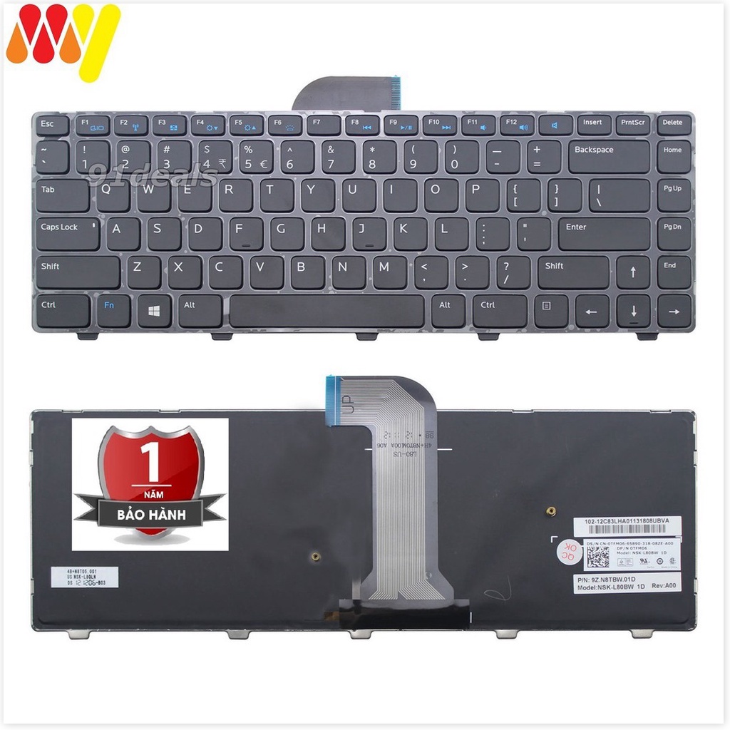 █ Bàn phím laptop Dell 14R 3421, 3437, 5421, 5437, 2421 █