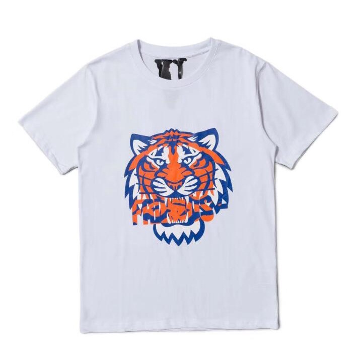 Áo Thun cotton Tay Ngắn In Chữ VLONE Thời Trang Cho Nam Và Nữ