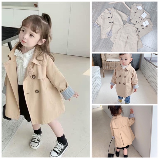 Áo khoác mangto kaki cho bé sale mạnh