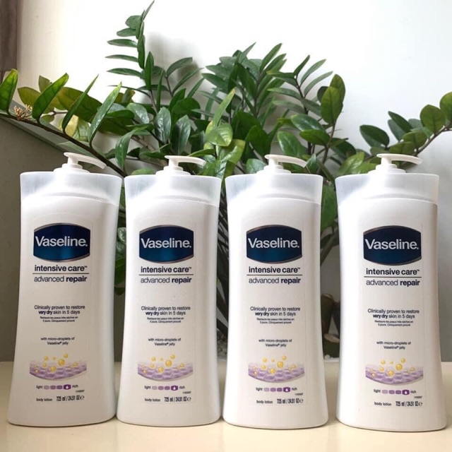 Dưỡng thể Vaseline Chuẩn Mỹ 725g