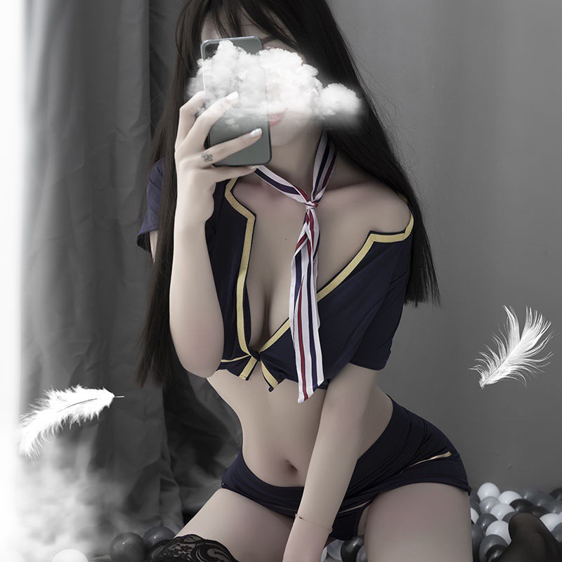 Bộ Đồ Ngủ Hóa Trang Tiếp Viên Hàng Không Quyến Rũ Cho Nữ | BigBuy360 - bigbuy360.vn