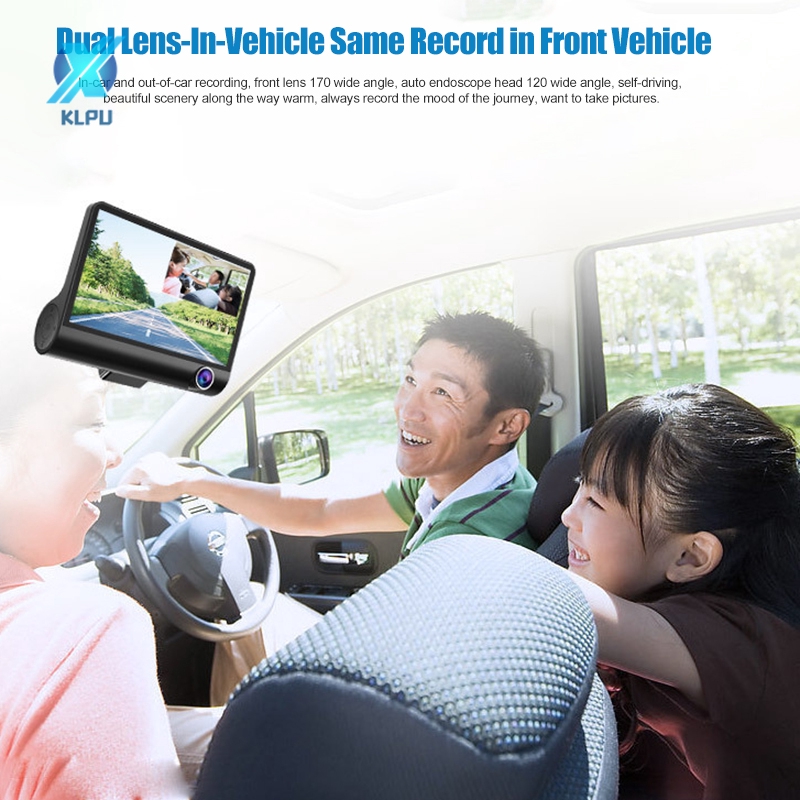 Máy Quay Hành Trình Xe Hơi Klpu 3 Lens | BigBuy360 - bigbuy360.vn