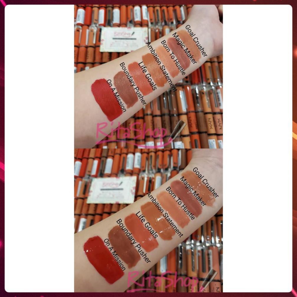 [Bill Canada] Son kem lì 2 đầu NYX Shine Loud Liquid Lipstick chống thấm nước