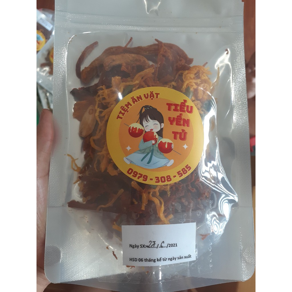 Khô heo, khô lợn ngập bơ tỏi  100gr Loại 1 mềm ngon, đồ ăn vặt Hà Nội | BigBuy360 - bigbuy360.vn